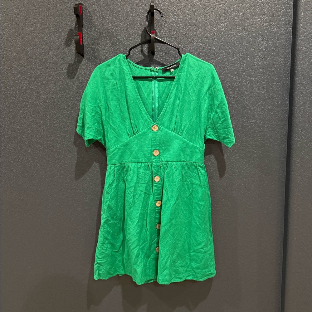 Sugarlips Vibrant Green Dress